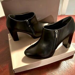 Brand new Franco Sarto black leather booties